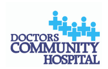 Doctors Community Hospital logo – square